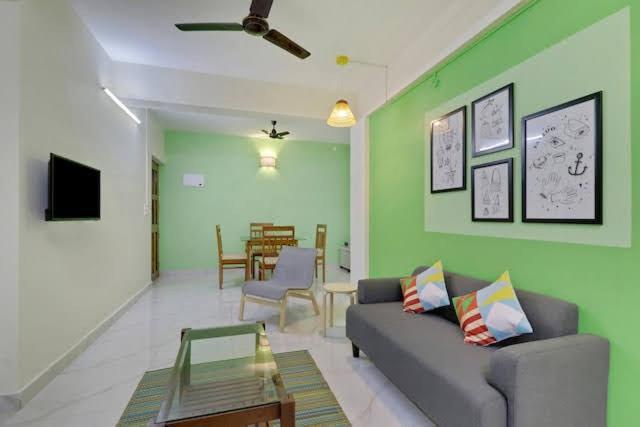 Luxury 2Bhk Apartment Near Calangute Baga Beach With Pool المظهر الخارجي الصورة