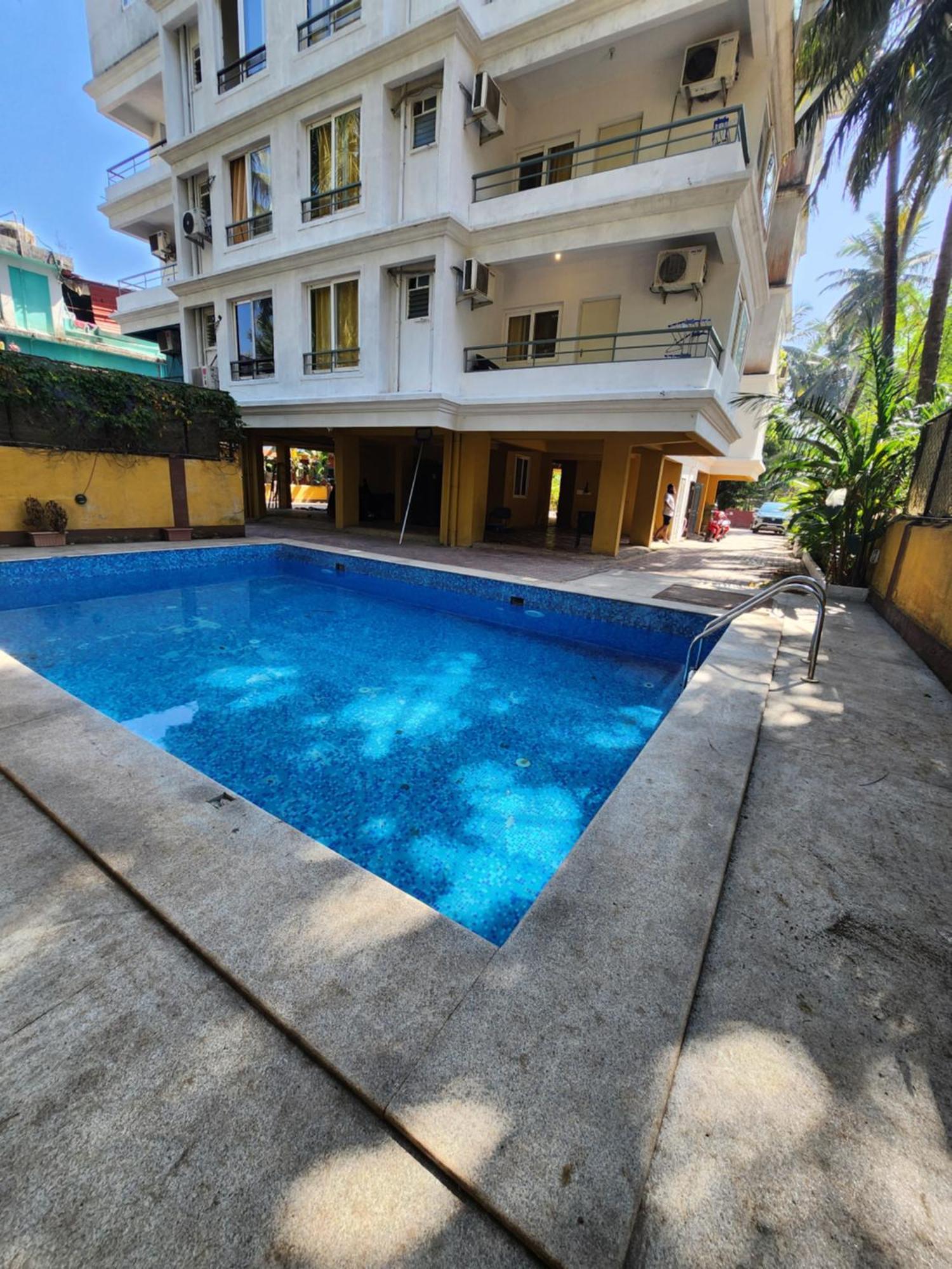 Luxury 2Bhk Apartment Near Calangute Baga Beach With Pool المظهر الخارجي الصورة